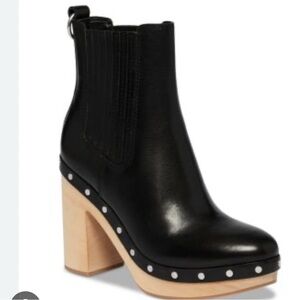 Paige Adina black studded boots